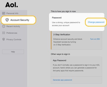 How To Reset Aol Password On Iphone