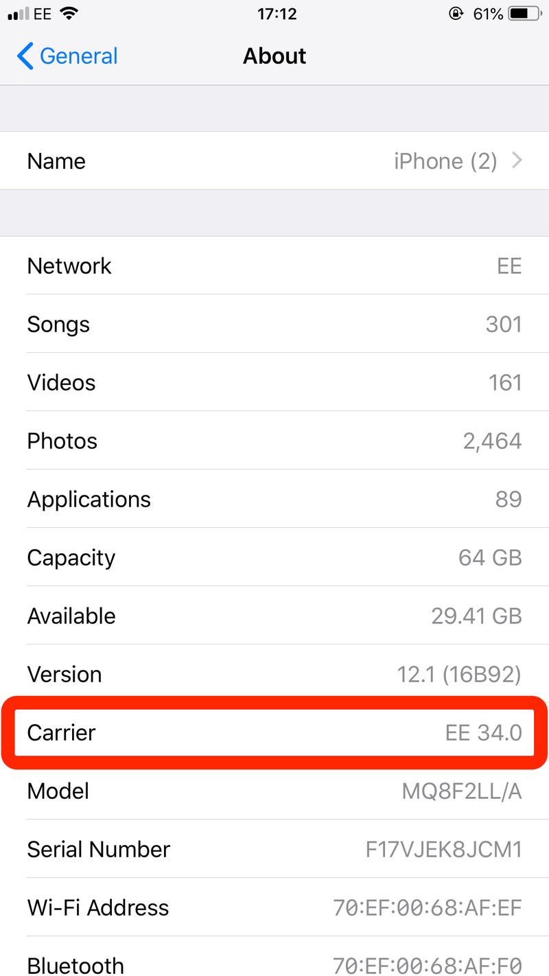 How To Reset Carrier Settings On Iphone