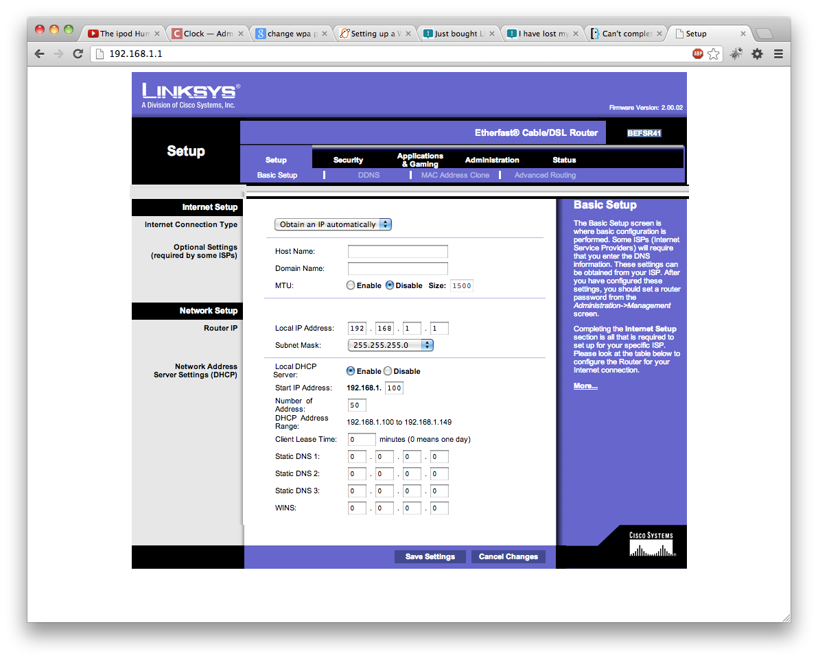 How To Reset My Linksys Router