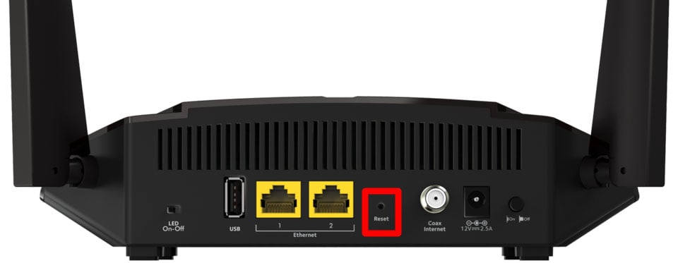 How To Reset Router Modem