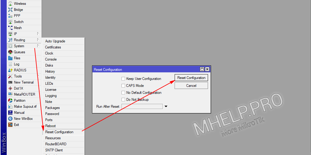 How To Reset a Mikrotik Router